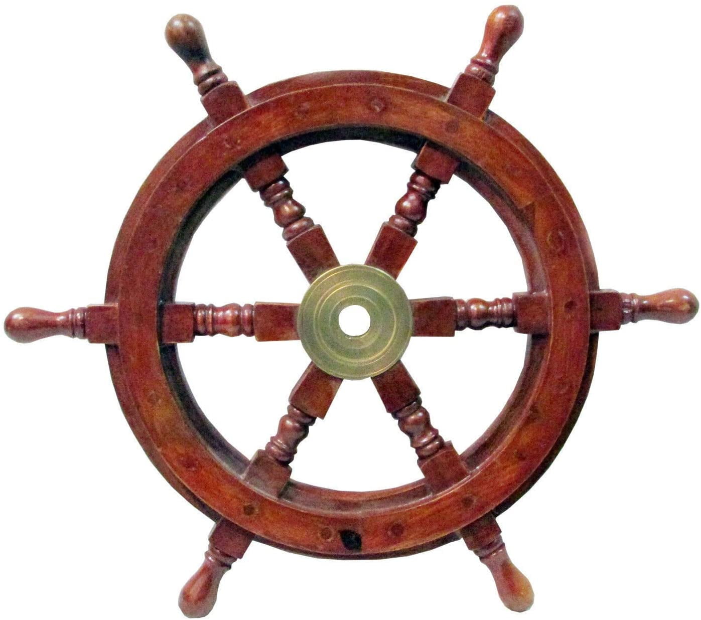 PIRU This Decorative Ship Wheel is About 12