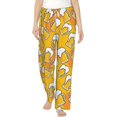 thumbnail image 1 of PISONIC Beer Mugs With Foam Printed Women's Pajama Pants, Comfy Pajama Bottoms With Pockets&Drawstring, 1 of 7