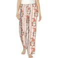 thumbnail image 1 of PISONIC Cute Little Gnomes Printed Women's Pajama Pants, Comfy Pajama Bottoms With Pockets&Drawstring, 1 of 7