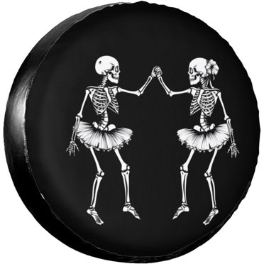 Skull Grim Reaper Spare Tire Cover By Tire Cover Central - Heavy Duty Vinyl, Waterproof - Custom Fit For Jeep, Bronco, SUV, RV (Add Tire Size In Notes)