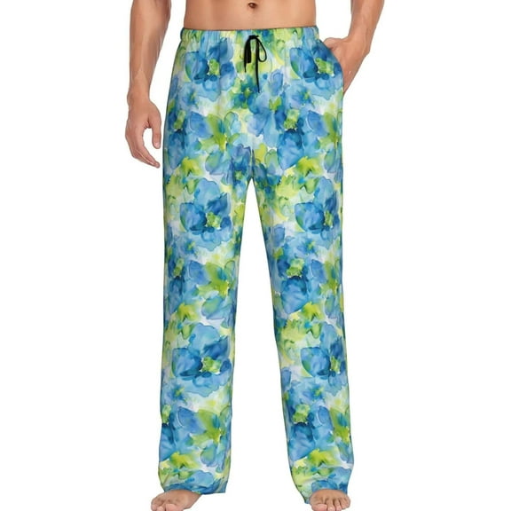 PISONIC Funny Mens Pajama Pants Lounge Men's Pajama Bottoms Soft Sleep Pants With Pockets Drawstring