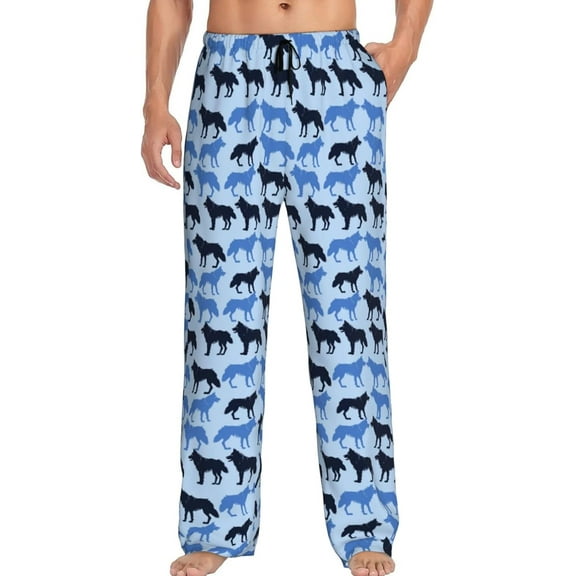 PISONIC Funny Mens Pajama Pants Lounge Men's Pajama Bottoms Soft Sleep Pants With Pockets Drawstring