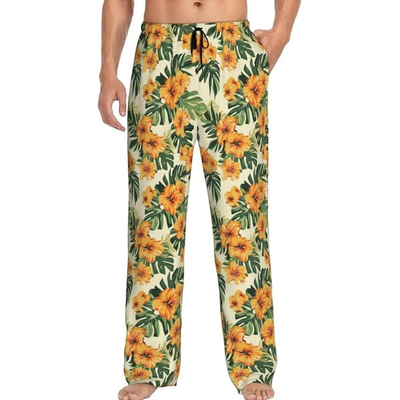 PISONIC Funny Mens Pajama Pants Lounge Men's Pajama Bottoms Soft Sleep Pants With Pockets Drawstring
