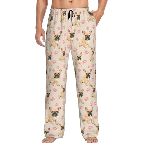 PISONIC Funny Mens Pajama Pants Lounge Men's Pajama Bottoms Soft Sleep Pants With Pockets Drawstring