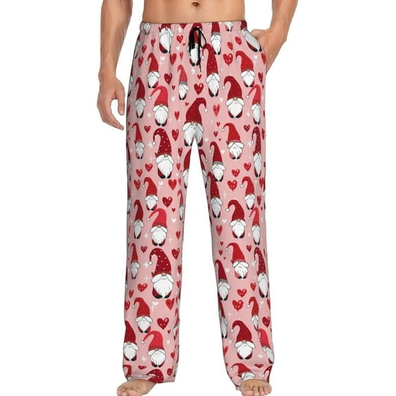 PISONIC Funny Mens Pajama Pants Lounge Men's Pajama Bottoms Soft Sleep Pants With Pockets Drawstring