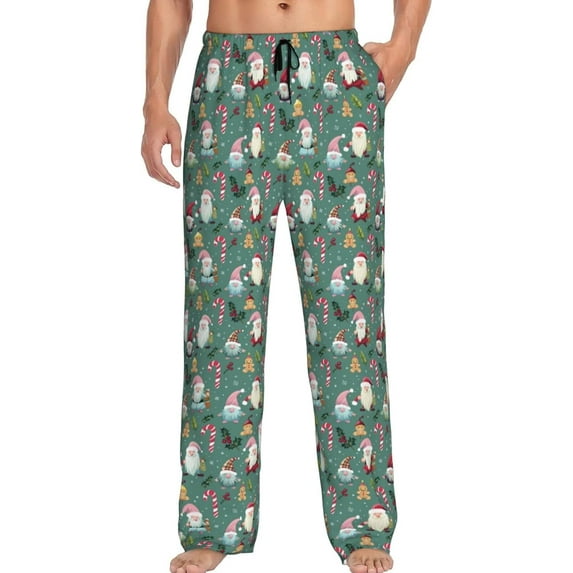 PISONIC Funny Mens Pajama Pants Lounge Men's Pajama Bottoms Soft Sleep Pants With Pockets Drawstring