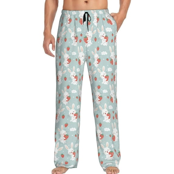 PISONIC Funny Mens Pajama Pants Lounge Men's Pajama Bottoms Soft Sleep Pants With Pockets Drawstring
