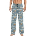 thumbnail image 1 of PISONIC Funny Mens Pajama Pants Lounge Men's Pajama Bottoms Soft Sleep Pants With Pockets Drawstring, 1 of 7