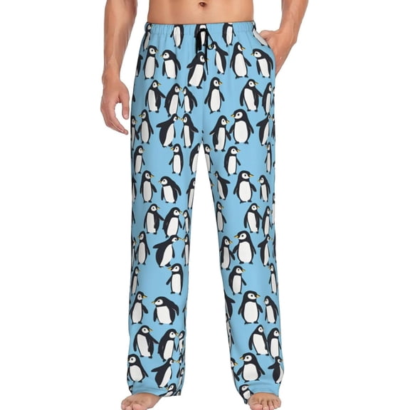 PISONIC Funny Mens Pajama Pants Lounge Men's Pajama Bottoms Soft Sleep Pants With Pockets Drawstring
