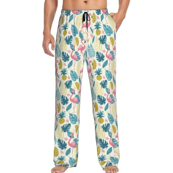 PISONIC Funny Mens Pajama Pants Lounge Men's Pajama Bottoms Soft Sleep Pants With Pockets Drawstring