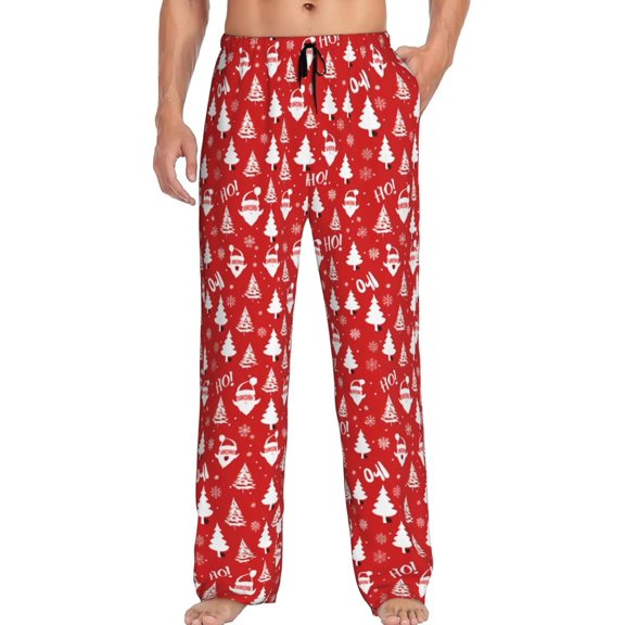 PISONIC Funny Mens Pajama Pants Lounge Men's Pajama Bottoms Soft Sleep Pants With Pockets Drawstring
