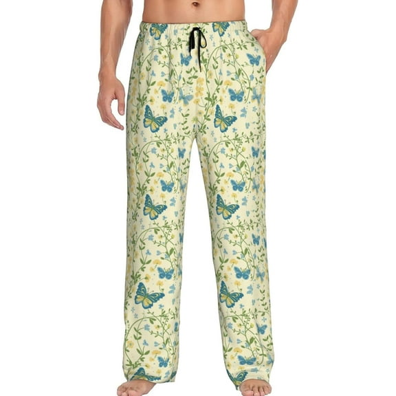 PISONIC Funny Mens Pajama Pants Lounge Men's Pajama Bottoms Soft Sleep Pants With Pockets Drawstring