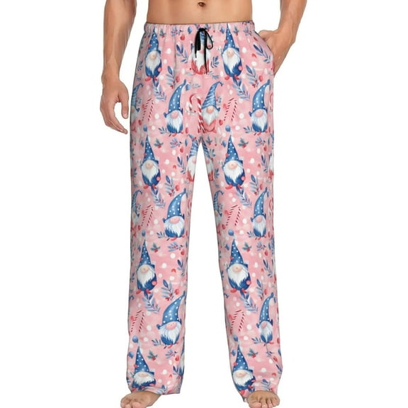 PISONIC Funny Mens Pajama Pants Lounge Men's Pajama Bottoms Soft Sleep Pants With Pockets Drawstring