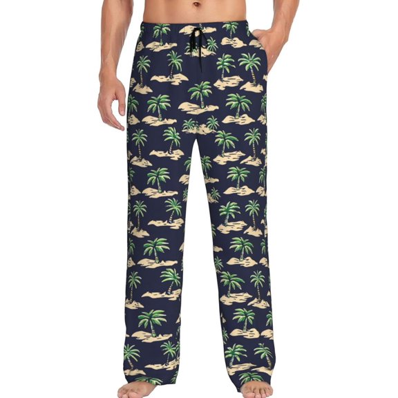 PISONIC Funny Mens Pajama Pants Lounge Men's Pajama Bottoms Soft Sleep Pants With Pockets Drawstring
