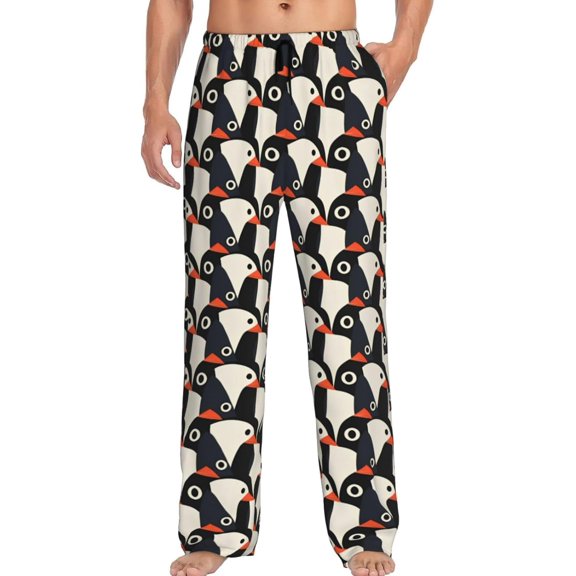 PISONIC Funny Mens Pajama Pants Lounge Men's Pajama Bottoms Soft Sleep Pants With Pockets Drawstring