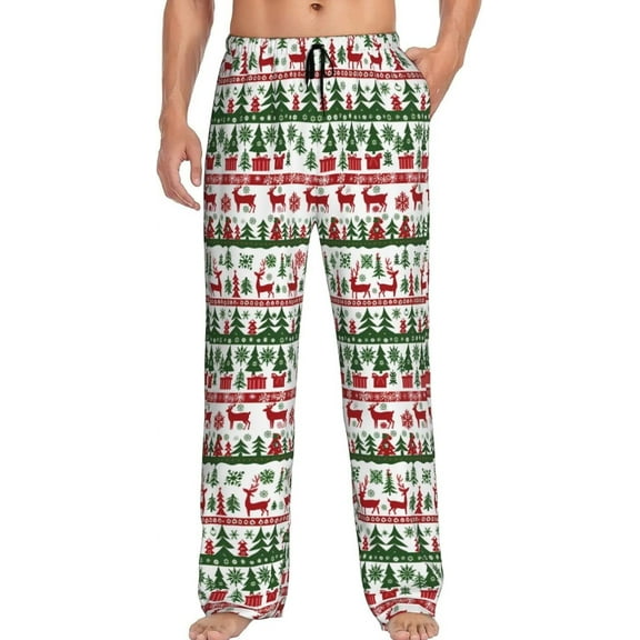 PISONIC Funny Mens Pajama Pants Lounge Men's Pajama Bottoms Soft Sleep Pants With Pockets Drawstring