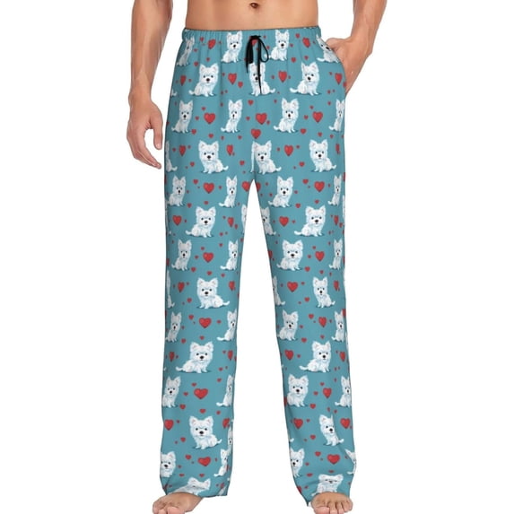 PISONIC Funny Mens Pajama Pants Lounge Men's Pajama Bottoms Soft Sleep Pants With Pockets Drawstring
