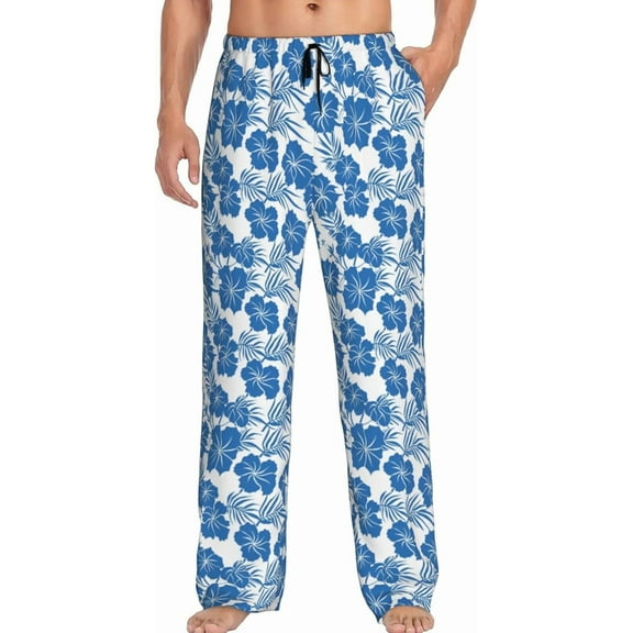 PISONIC Funny Mens Pajama Pants Lounge Men's Pajama Bottoms Soft Sleep Pants With Pockets Drawstring