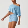 thumbnail image 1 of PISONIC Women Two Piece Workout Sets Tank Top and High Waist Booty Lifting Shorts Gym Yoga Active Outfits, 1 of 8