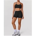 thumbnail image 1 of PISONIC Women's Polka Dots Workout Set 2 Piece Sports Bra Tank High Waisted Biker Shorts Matching Yoga Outfit Set, 1 of 6