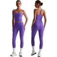 thumbnail image 1 of PISONIC Womens Workout Sets Two Piece Y Back Tank Top Matching High Waist Leggings Sets Gym Work Out Clothes, 1 of 8