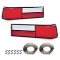 thumbnail image 1 of PIT66 1 Pair Set Taillights Taillamps Lens Fit for 87-93 Ford Mustang Fox Body LX Style, 1 of 9
