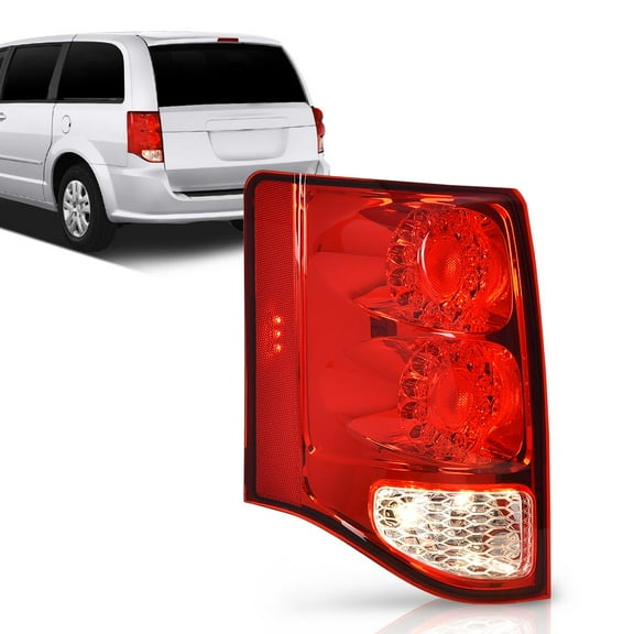 PIT66 1PC LED Tail Light Left Driver Side Taillamp Fit For 2011-2019 Dodge Grand Caravan
