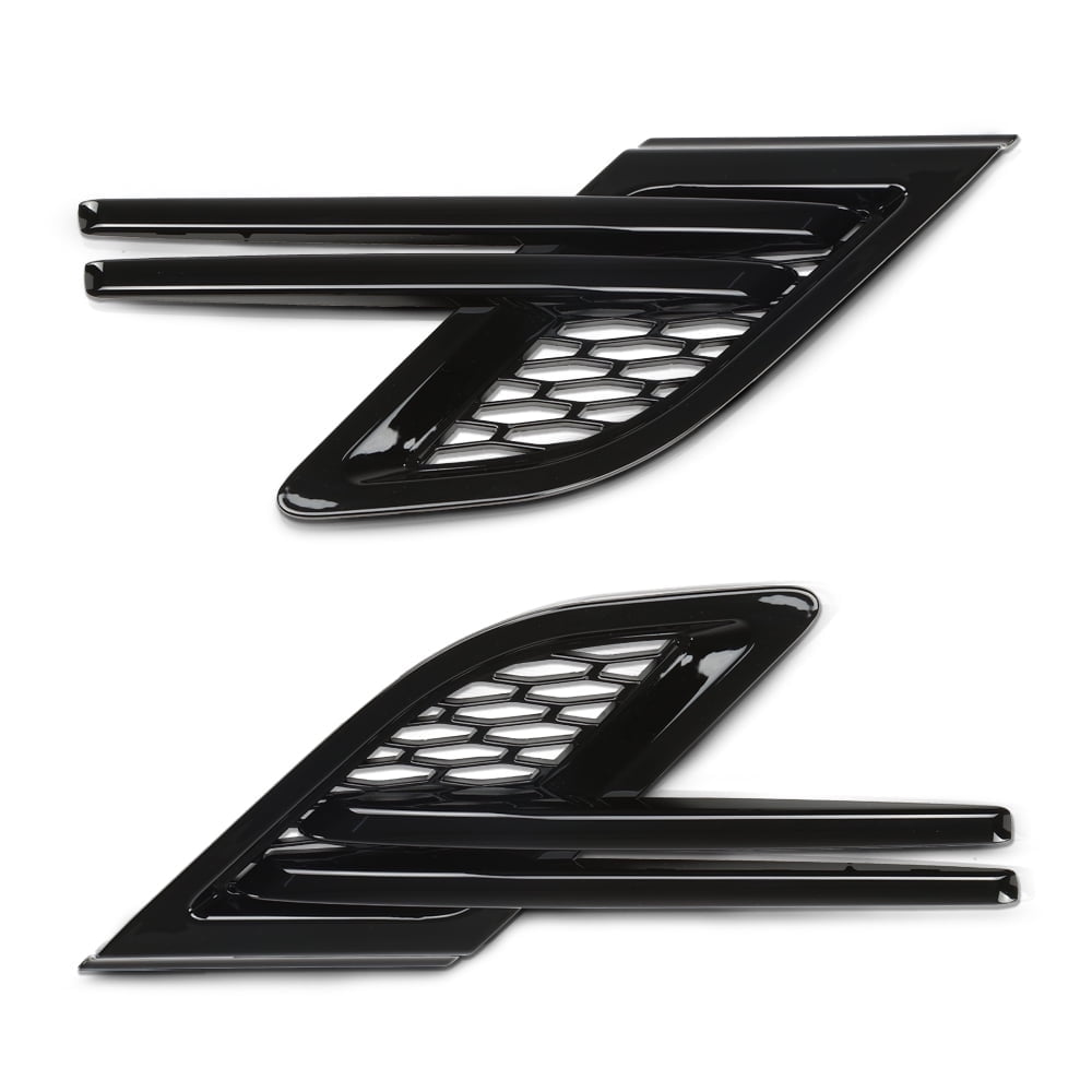 PIT66 1Pair Fender Vent Grille Black Trim Louver For Range Rover Sport ...