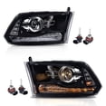 thumbnail image 1 of PIT66 1Pair Halogen W/ LED DRL Headlights Fit For 2013-18 Dodge Ram 1500 2500 3500, 1 of 9