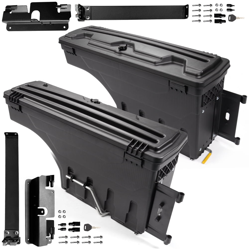PIT66 2Pack Truck Bed Storage Box Toolbox Fit for Chevy 20072021