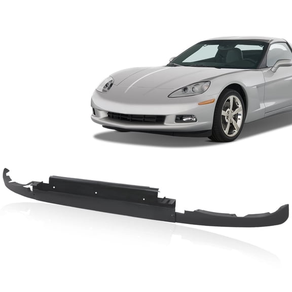 PIT66 3Pc Front Lower Spoiler Air Dam Set w/ Mounting Hardware Fit For 05-13 C6 Corvette