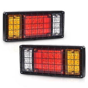 PIT66 2Pcs 40 LED Tail Turn Signal Brake Reverse Running Lights Universal Fit for Pickup RV Trailers Trucks Camper Utes Vans