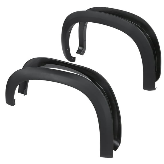 PIT66 4PCS Factory Style Fender Flares Fit For 2019-2023 Chevy Silverado 1500 Black