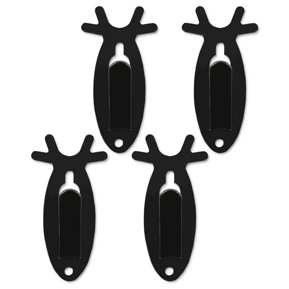 PIT66 4Pcs European Mount Skull Wall Hanger Hook Deer Antelope Antler Mount Bracket