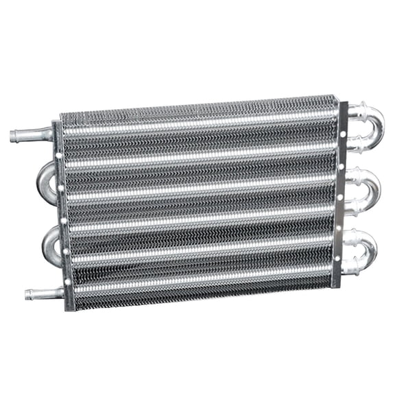 PIT66 6 Row AN6 Aluminum Engine Transmission Racing Oil Cooler, Fit for Universal Car Truck Trans Full, with Mounting