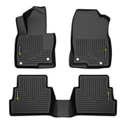 PIT66 All Weather Floor Mats Front & 2nd Seat TPE Weatherbeater Fit For Mazda CX-5 2017-2024