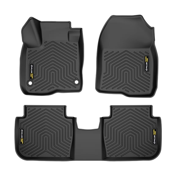 All Weather TPE Car Floor Mats Full Set Fit for Honda CRV 2023-2025 Front & Rear Floor Liners Black