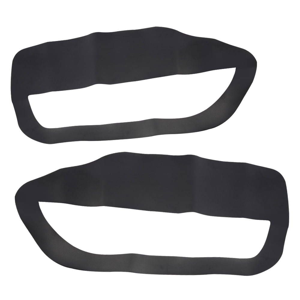 Pair Red Microfiber Leather Door Panel Inserts For Ford Mustang 2006-2009 - Interior Trim Covers