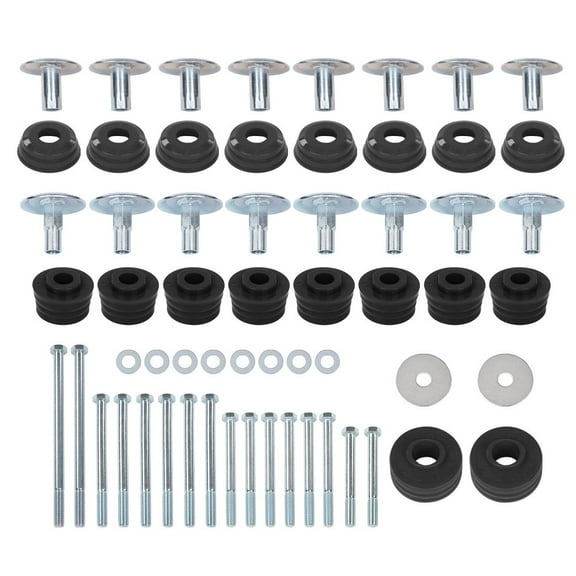 PIT66 Body Cab Mount Bushing Fit for 2008-2016 Ford F250 F350 Super Duty 2WD and 4WD Black KF04060BK