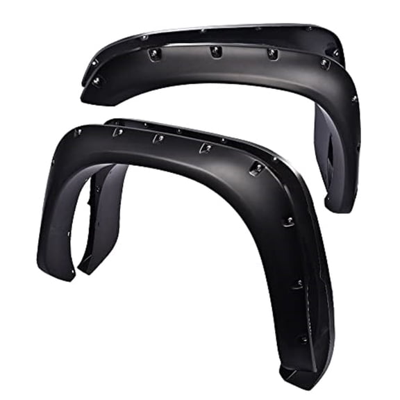 PIT66 Body Wheel Arch Cover Fender Flares Black Fit for 2002-2008 RAM 1500/2003-2009 RAM 2500 3500