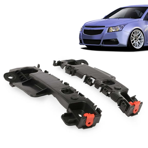 PIT66 Bumper Brackets Retainers, Fit for 2011-2015 Chevy Cruze Sedan Front Beam Mount Support 4 Door