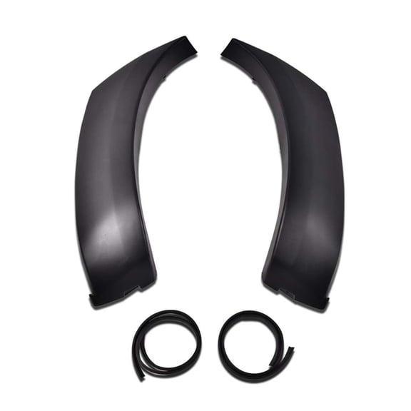 PIT66 Bumper End Cover Fit for 05-11 Toyota Tacoma (submodel: Base, Pre Runner) 2PCS Front Primed Bumper End Caps Cover Black