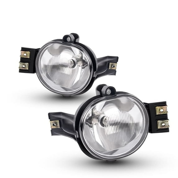 PIT66 Bumper Fog Light Fit for 2002-2008 Dodge Ram 1500 2500 3500 Pickup Clear Lens Fog Lamp
