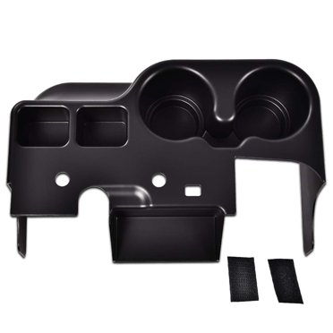 Black Rubber Cup Holder Insert For Ford F-150 F-250 F-350 Super Duty 2015-2022