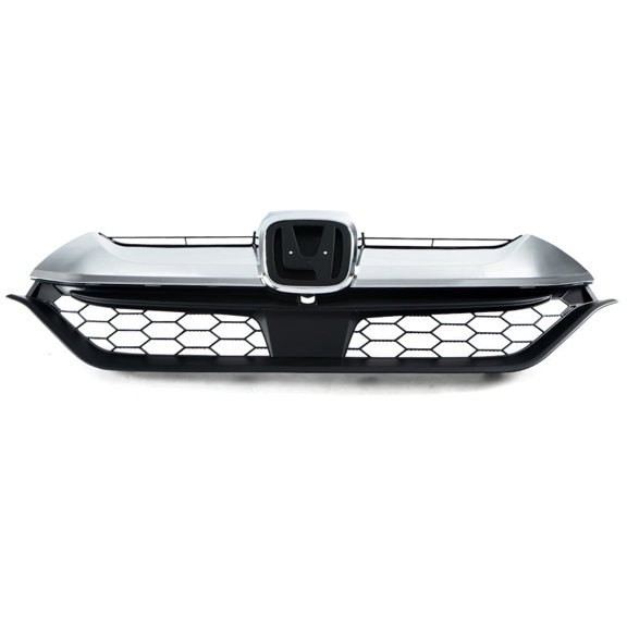 Chrome Front Upper Bumper Grille Trim Fit for  Honda CRV CR-V 2017-2019 Grill