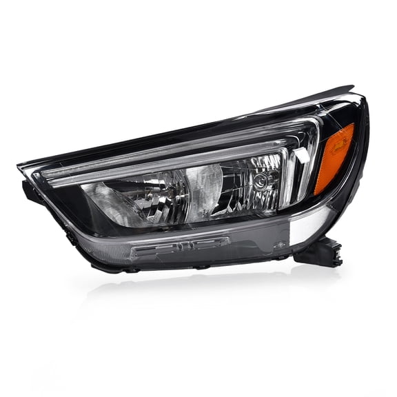 PIT66 Clear Lens Black Housing Left Halogen Model LED DRL Headlights Headlamps Fit for Buick Encore 42566564 2017-2022
