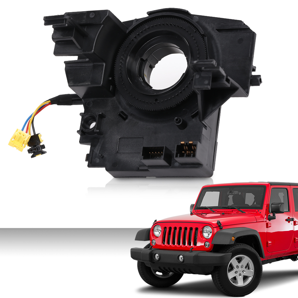 Clock Spring With Steering Angle Sensor For Jeep Wrangler, Dodge, Chrysler (2007-2018)