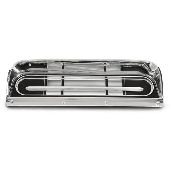 PIT66 Dash Bezel Chrome Silver & Black Fit for Ford F100 F350 Truck 1967-1972