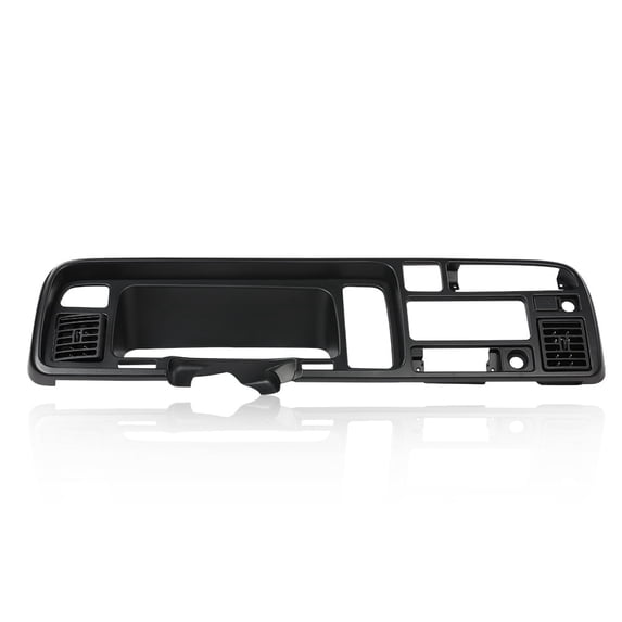 Dash Bezel Radio Trim Panel Cover Fit for 1994-1997 Dodge Ram Black Surround Dashboard Instrument Cover