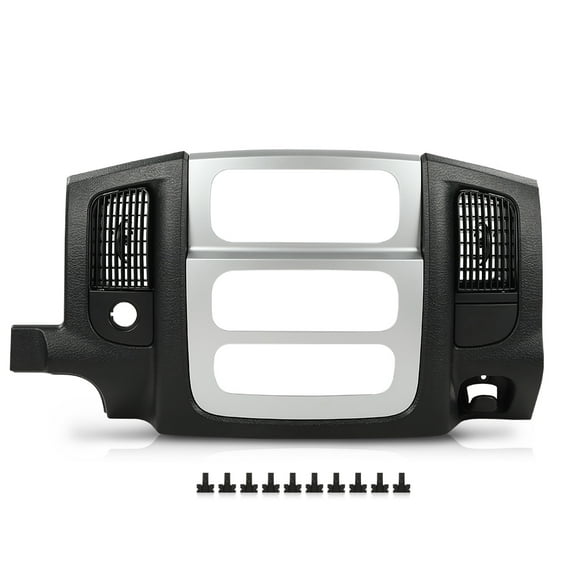 PIT66 Dash Center Climate Radio Trim Bezel Fit for Dodge Ram 1500 2002-2005/Dodge Ram 2500 3500 2003-2005